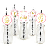 Ballerina Birthday Party Paper Decorative Straws