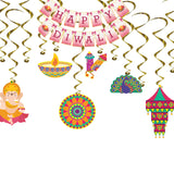 Diwali Hangings and Banner Combo for Diwali Decorations