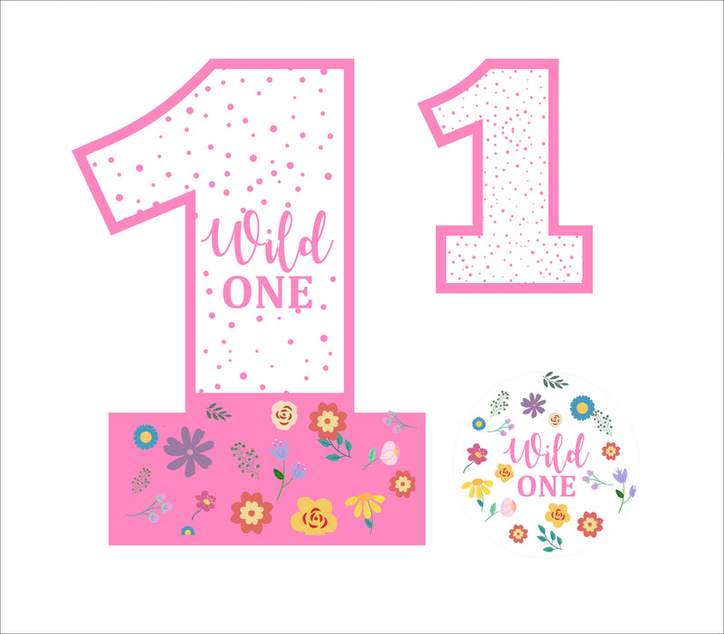 Wild One Theme Birthday Party Cutouts