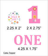 Wild One Birthday Party Cupcake Toppers for Decoration