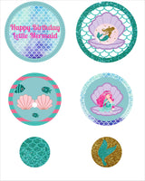 Mermaid Birthday Party Table Confetti