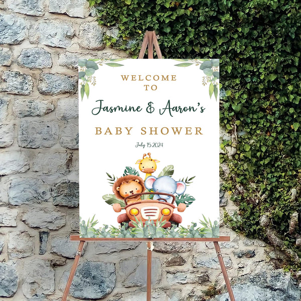 Baby Shower Welcome Board Sign for Decoration