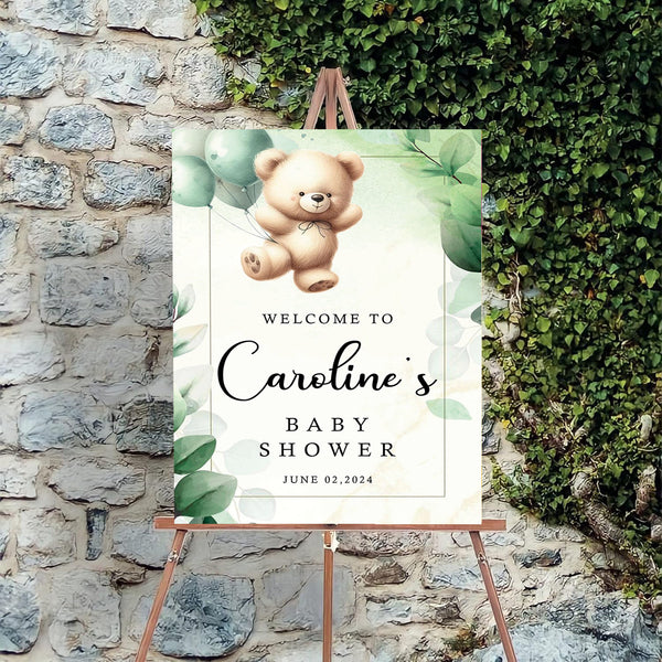 Baby Shower Welcome Board Sign for Decoration