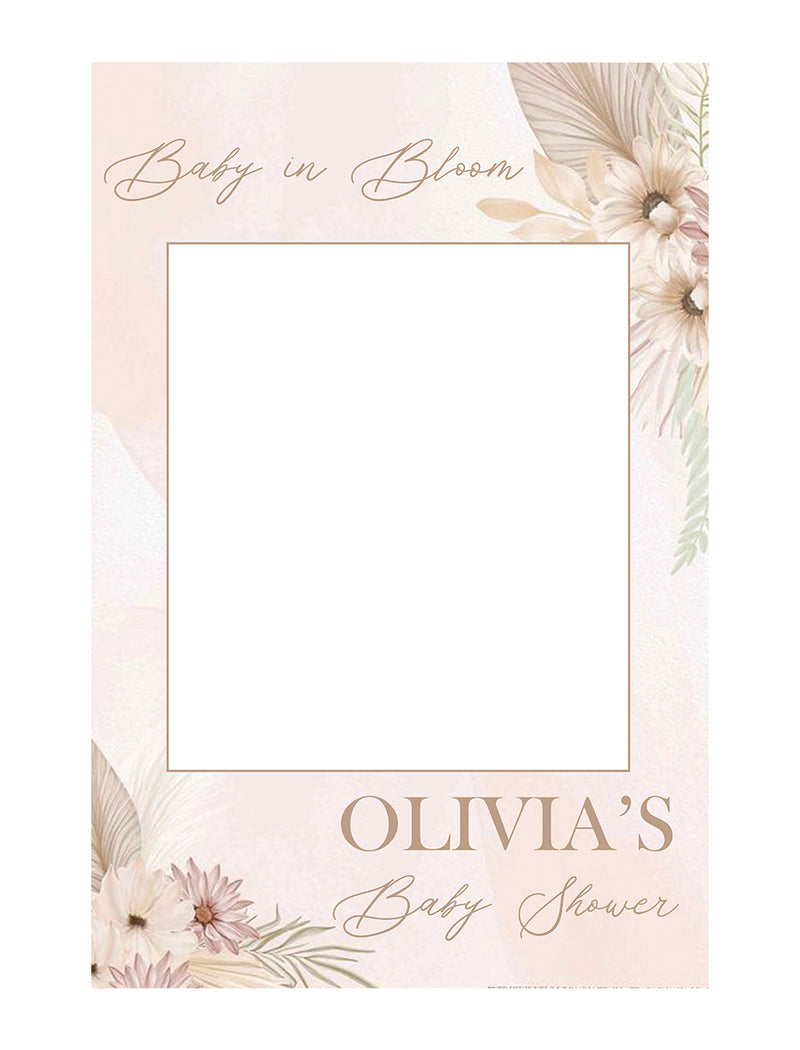 Baby Shower Party Selfie Photo Booth Frame