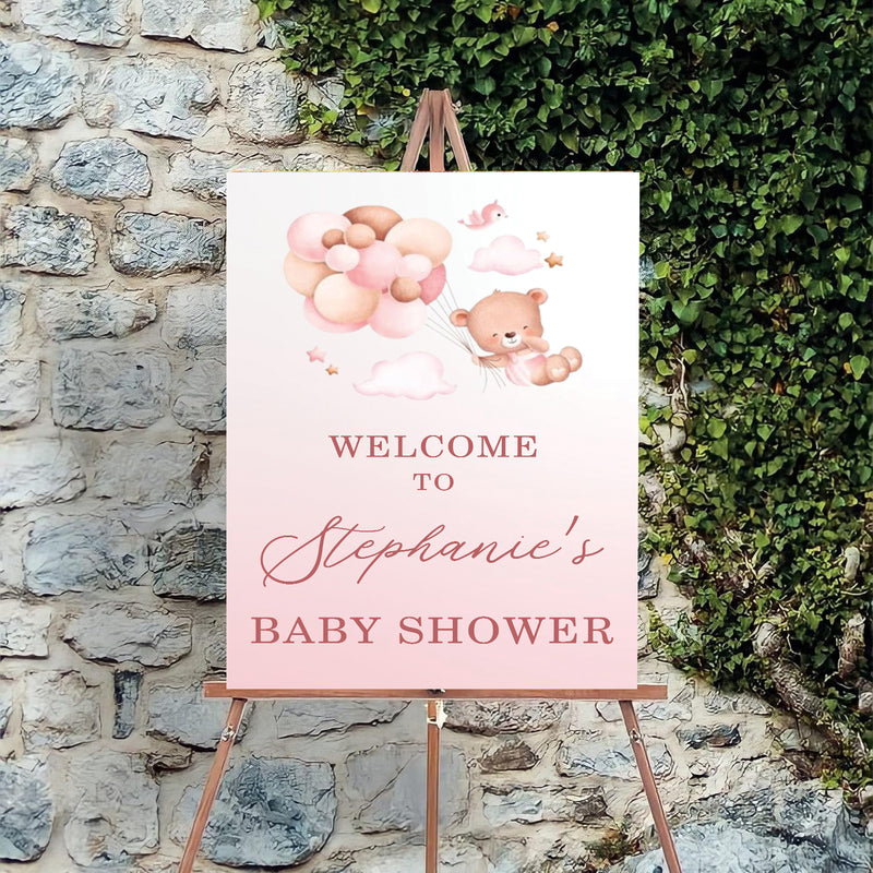 Baby Shower Welcome Board Sign for Decoration