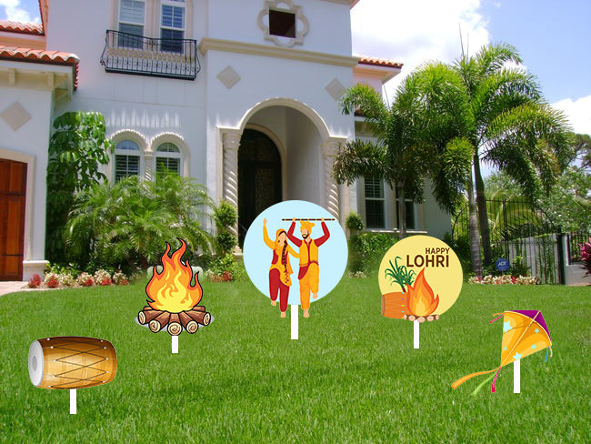 Lohri Party Cutouts for amazing decoration