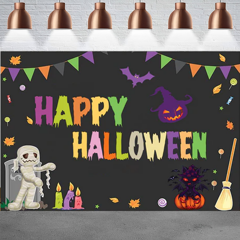 Halloween Party Decoration Backdrop