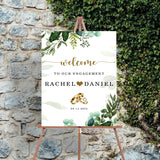 Engagement Party Welcome Board for Decoration