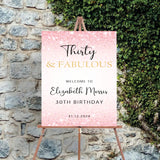 30th Theme Birthday Party Yard Sign/Welcome Board