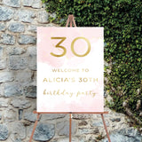 30th Theme Birthday Party Yard Sign/Welcome Board