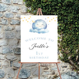 Twinkle Twinkle Little Star Theme Birthday Party Yard Sign/Welcome Board.