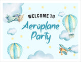 Air Plane Theme Birthday Party Yard Sign/Welcome Board.