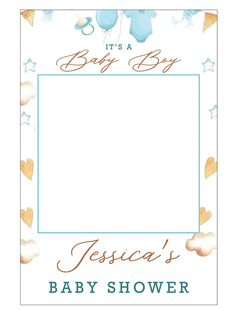 Baby Shower Party Selfie Photo Booth Frame