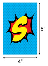 Super Hero Theme  Birthday Party Banner for Decoration