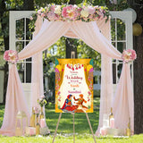 Indian Wedding Ceremony Welcome Board Sign  for Decoration