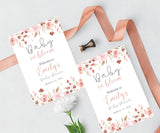 Baby In Bloom Theme Baby Shower E- Invite/Printed Invitation Card