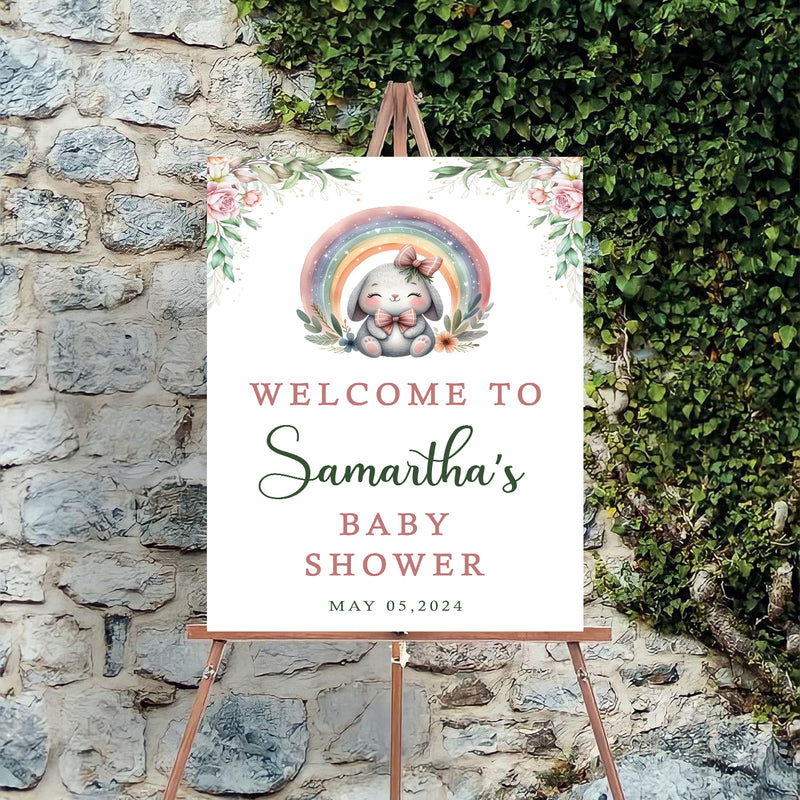 Baby Shower Welcome Board Sign for Decoration