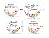 Wild Flower Theme Baby Shower Party Theme Hanging Set for Decoration