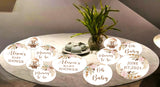 Boho Theme Baby Shower Party Table Confetti