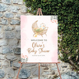 Baby Shower Welcome Board Sign for Decoration