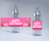 Pyjama Theme Birthday Party Water Bottle Labels