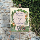 Indian Wedding Ceremony Welcome Board for Decoration