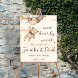 Baby Shower Welcome Board Sign for Decoration