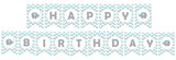 Baby Elephant Theme Birthday Party Banner for Decoration