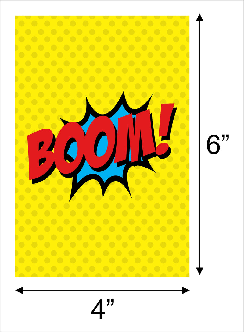 Super Hero Theme  Birthday Party Banner for Decoration