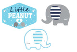 Baby Elephant Birthday Party Table Toppers for Decoration