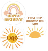 First Trip Around The Sun  Birthday Party Paper Decorative Straws