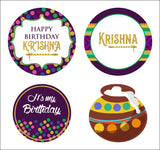 Little Krishna Theme Birthday Party Paper Decorative Straws