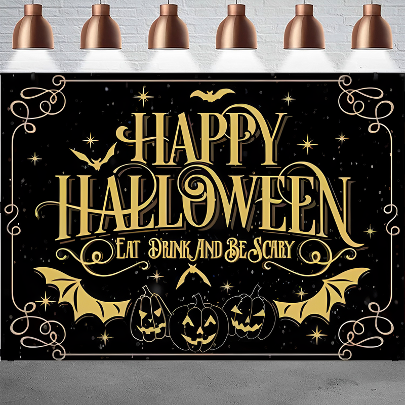 Halloween Party Decoration Backdrop