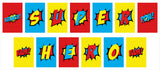 Super Hero Theme  Birthday Party Banner for Decoration