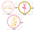 Ballerina Birthday Party Cupcake Toppers for Decoration