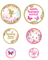 Butterflies and Fairies Theme Birthday Party Table Confetti