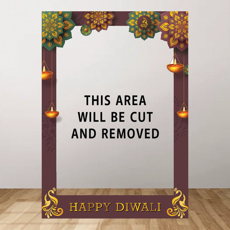 Diwali Photo Frame Decorations /Selfie Photo Booth