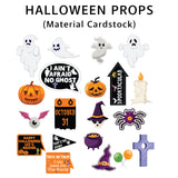 Halloween Theme Party Photo Booth Props Kit