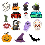 Halloween Theme Party Photo Booth Props Kit- Set of 15