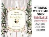 Wedding Welcome Sign Board for Decoration