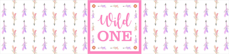 Wild One Theme Water Bottle Labels