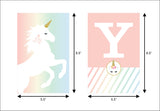 Unicorn Birthday Party Banner for Decoration