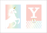 Unicorn Birthday Party Banner for Decoration