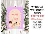 Sangeet Ceremony Signage or Welcome Board for Decoration