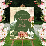 Indian Wedding Ceremony Welcome Board Sign for Decoration