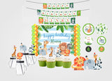 Jungle Birthday Complete Personalize Party Kit