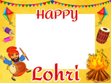 Lohri Selfie Photo Booth Picture Frame