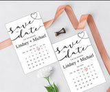 Modern Minimalist Save the date  E- Invite/Printed Invitation