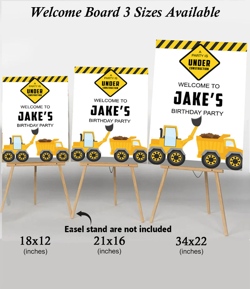 Construction Theme Birthday Party Yard Sign/Welcome Board.