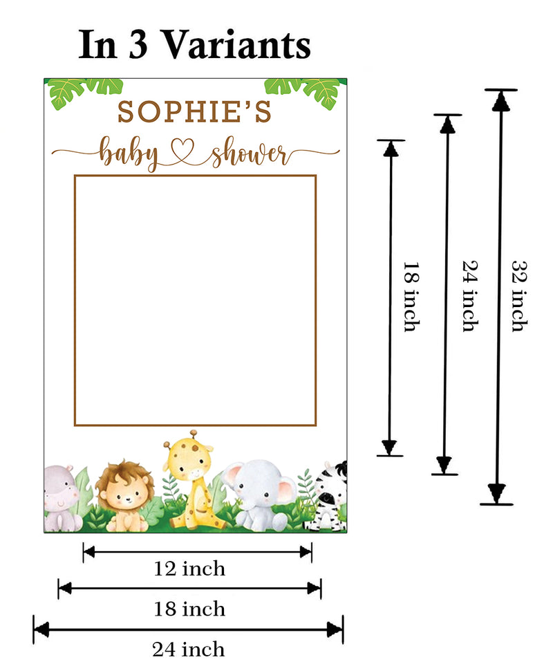 Baby Shower Party Selfie Photo Booth Frame